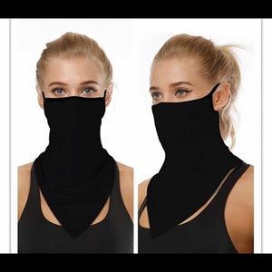 Face Mask Neck Gaiter Neckerchief with ear loops